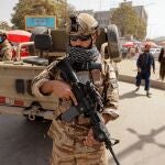 Un soldado talibán con uniforme de combate de fuerzas especiales. REUTERS/Jorge Silva