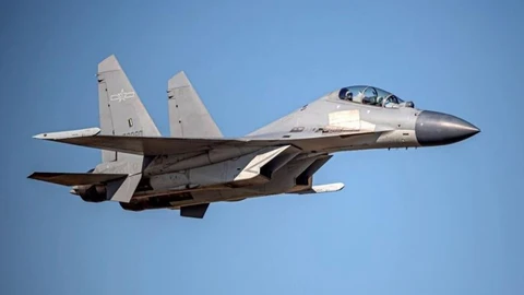 Avión de combate chino J-16MINISTERIO DE DEFENSA DE TAIWÁN03/10/2021
