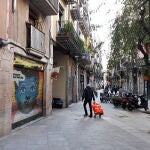 Plaza de la Llana, en el centro de Barcelona