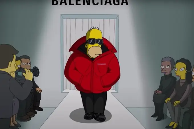 Balenciaga vuelve a coronarse con Los Simpson como protagonistas de su última pasarela