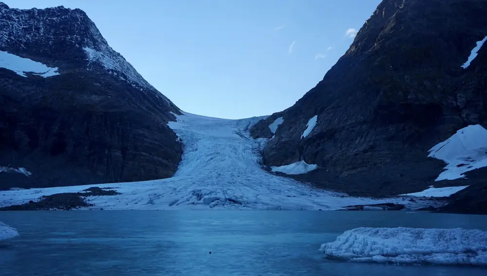 Glaciar de Steindaal en la hoy.