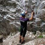 Imagen de archivo de una práctica de escalada de los Mossos d'Esquadra