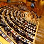 Vista general de una sesión de control en el pleno del Senado este martes en Madrid.
