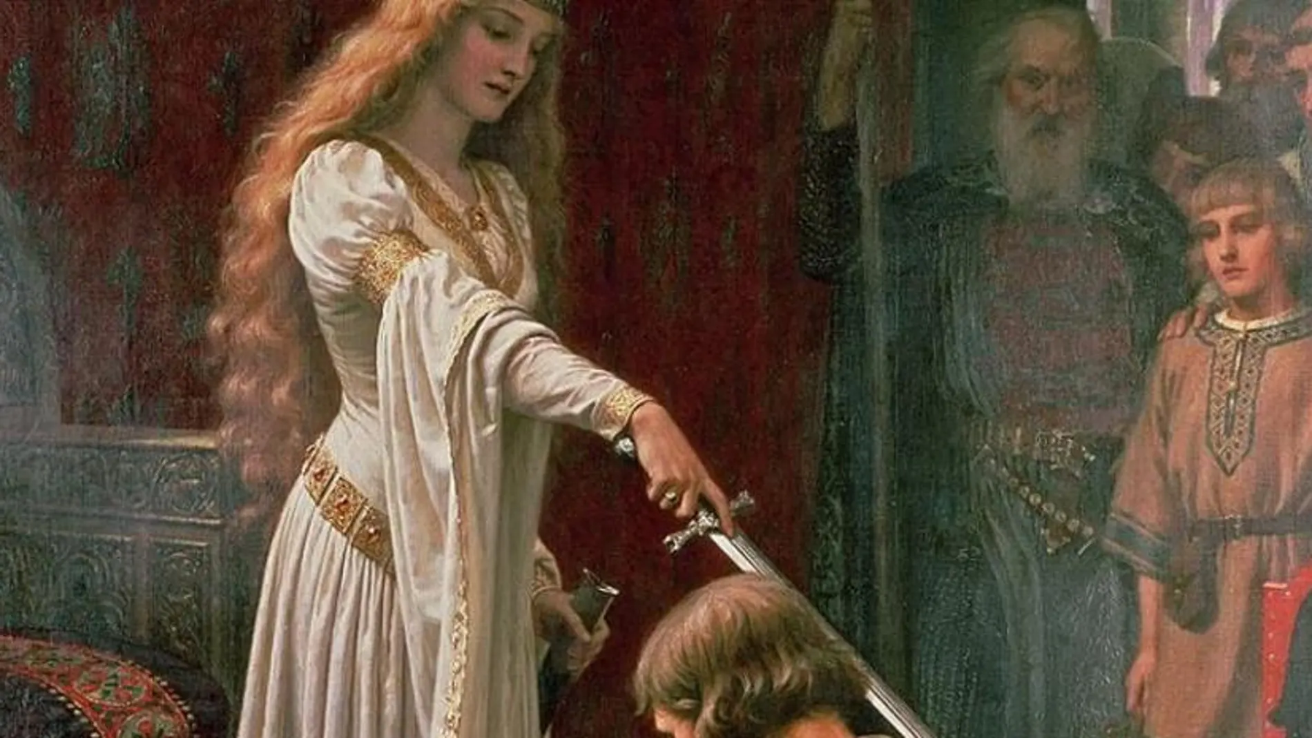 "The Accolade", pintura de Edmund Blair Leighton