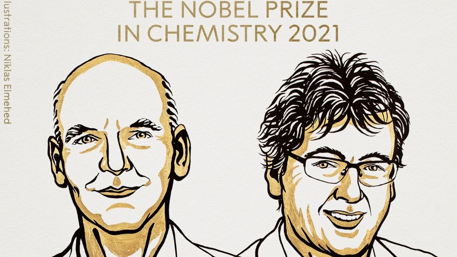 Premio Nobel Química 2021 a Benjamin List y David WC. MacMillan