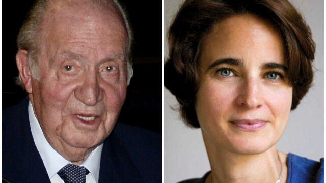 Juan Carlos I y Laurence Debray