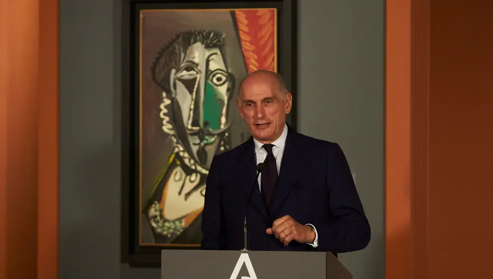 El nieto de Picasso, en la presentación de la colección. Joaquín Corchero / Europa Press