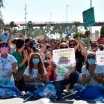 Manifestación de agricultores en Almería convocada por las organizaciones agrarias almerienses y cooperativas agro alimentarias
