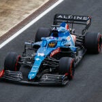 Fernando Alonso espera terminar en los puntos con su Alpine en Austin.