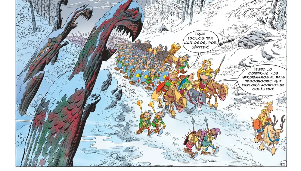 Desvelan la portada y viñetas inéditas del nuevo Astérix, el primero tras la muerte de Uderzo