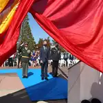  La bandera de España ondea ya en todos los accesos de entrada a Majadahonda 