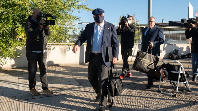 El ahora comisario jubilado José Manuel Villarejo a su llegada a la Audiencia Nacional