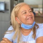 La colombiana Martha Liria Sepúlveda, enferma del ELA