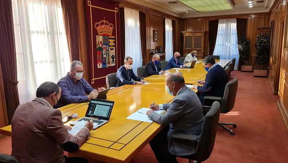 Junta de Gobierno de la Diputación de Zamora presidida por Francisco José Requejo