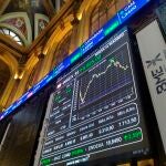 Varios paneles muestran la evolución del IBEX 35