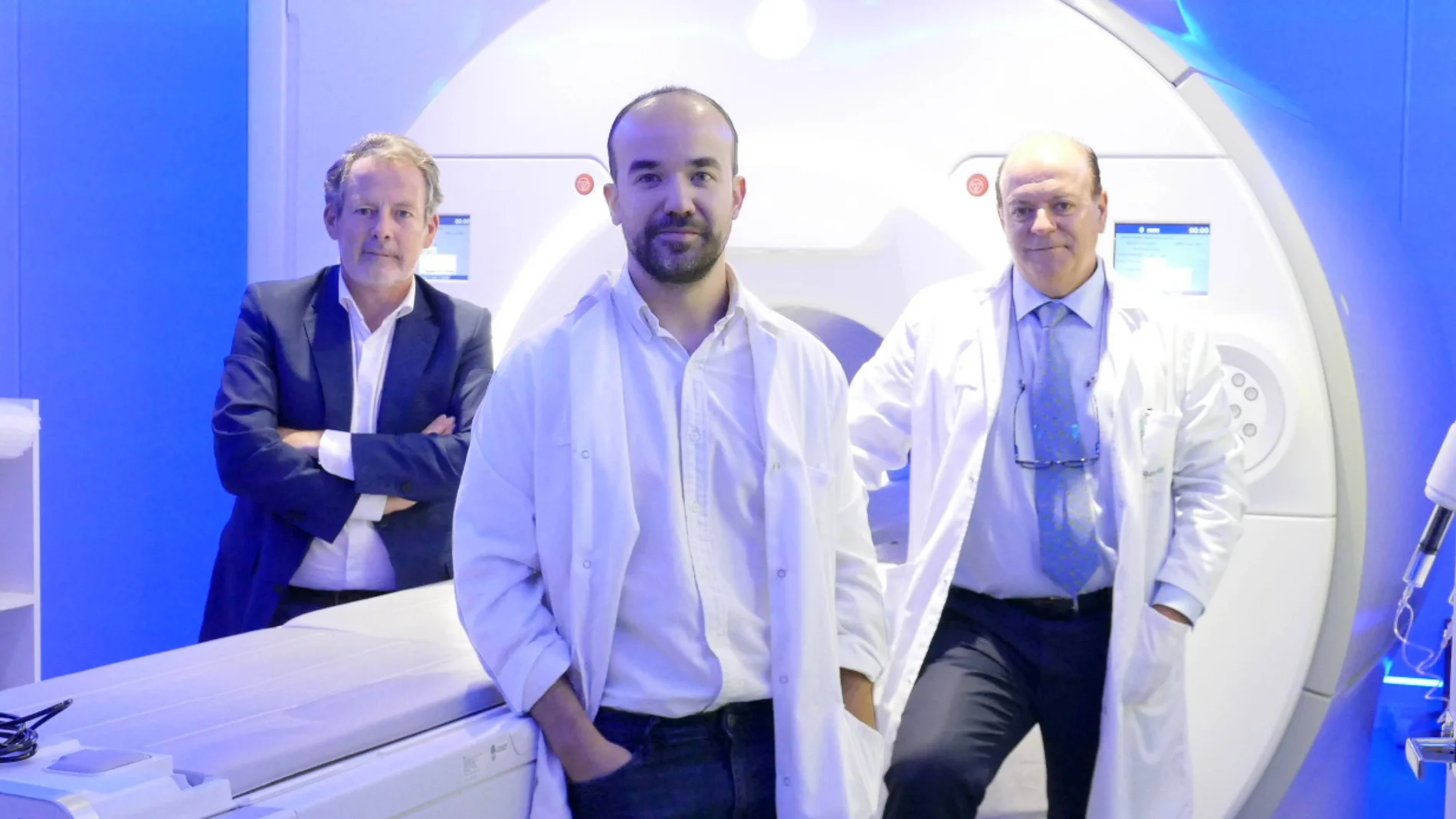 Los doctores Cabrera, Urmeneta y Martínez de Vega