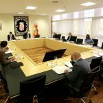 Luis Fuentes preside la Junta de Portavoces en las Cortes