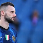 Marcelo Brozovic con el Inter de Milán.