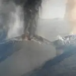 El volcán de la Palma durante su última erupción, que puso en jaque a la isla