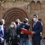El consejero de Presidencia, Angel Ibánez, visita Soria