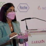 La ministra de Sanidad, Carolina Darias, interviene en el Foro de La Razón