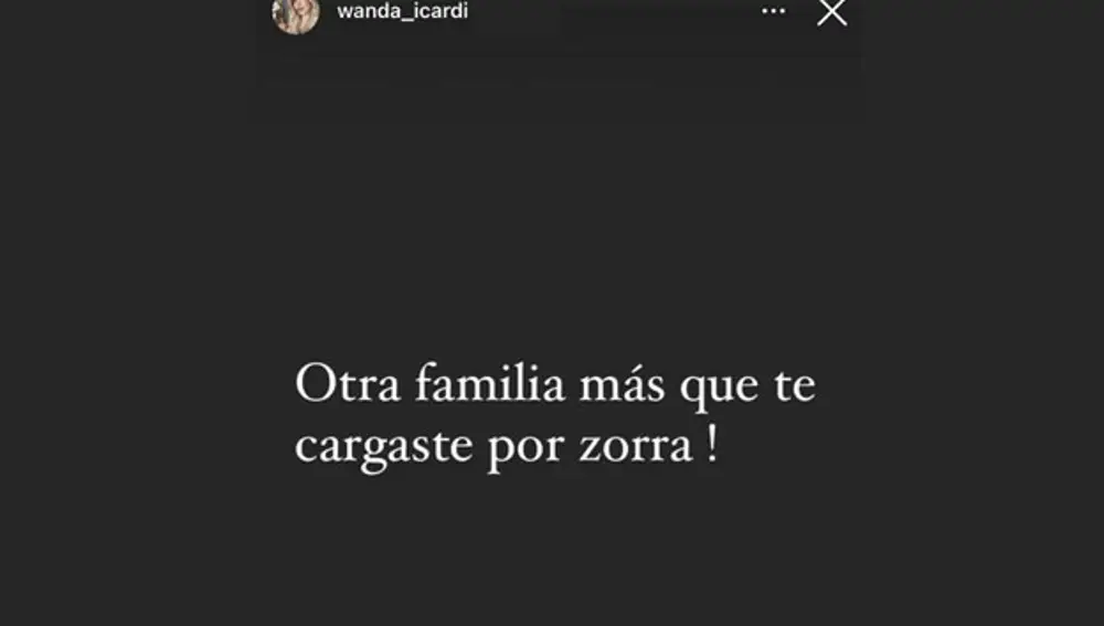Mensaje que dejó Wanda Nara en Instagram y que anticipó su separación de Mauro Icardi.