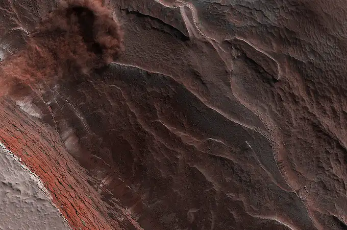 ¿Qué está provocando avalanchas en Marte?