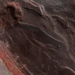 Una avalancha marciana captada por el Mars Reconnaissance Orbiter (MRO) el 29 de mayo de 2019.