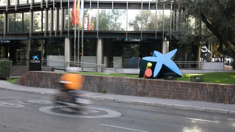 Histórica sede de CaixaBank en Madrid