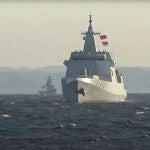 Varios barcos de guerra chinos se dirigen al Mar de Japón para ejercicios navales en octubre