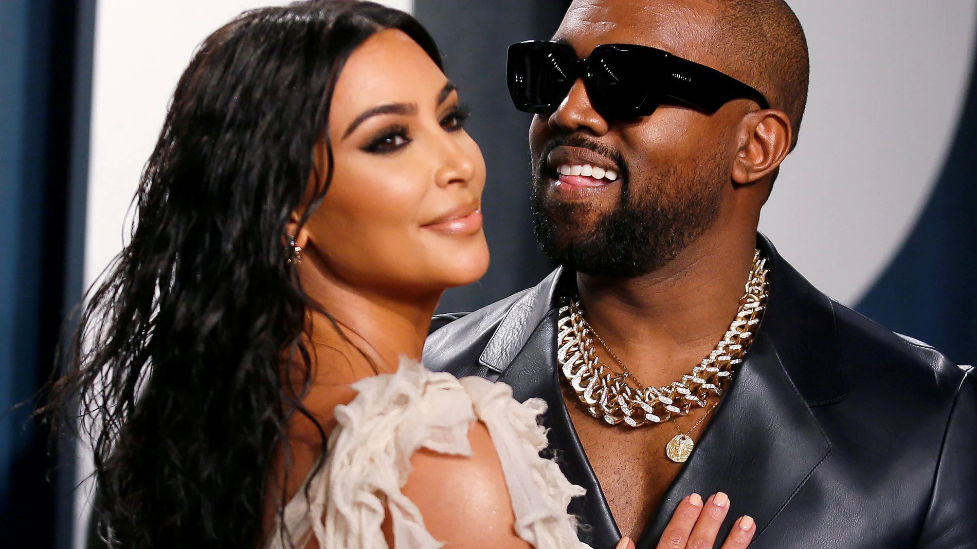 Kim Kardashian y Kanye West en los Oscar 2020