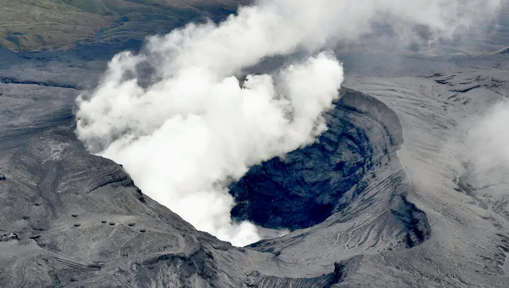 Monte Aso en erupción en JapónKYODO (Foto de ARCHIVO)08/10/2016