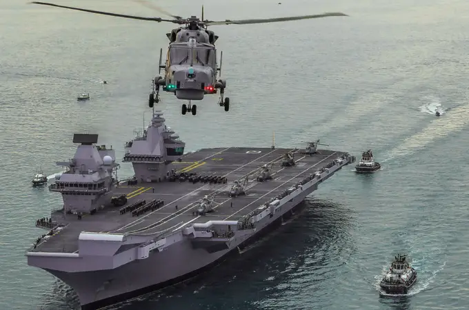 La Royal Navy, suma y sigue: una avería del portaaviones Queen Elizabeth provoca un estropicio a la OTAN