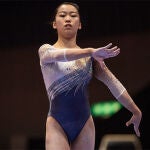 La gimnasta japonesa Hitomi Hatakeda.