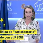 El PP califica de &quot;satisfactorio&quot; el acuerdo con el PSOE