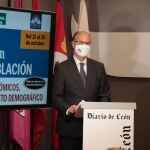 El presidente de Castilla y León, Luis Fuentes, durante el foro