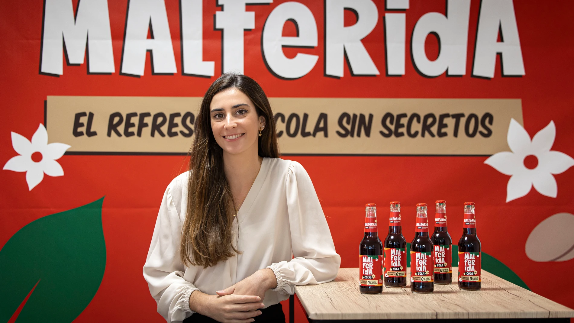 Lucía Mompó, CEO y fundadora de Malferida, en Riba-roja de Túria (Valencia), Comunidad Valenciana. EFE/Biel Aliño