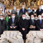 La Fundación VIII Centenario de la Catedral. Burgos 2021 recibe al Consejo Superior del Ejército, con entrega de moneda y esculturas conmemorativas del VIII Centenario