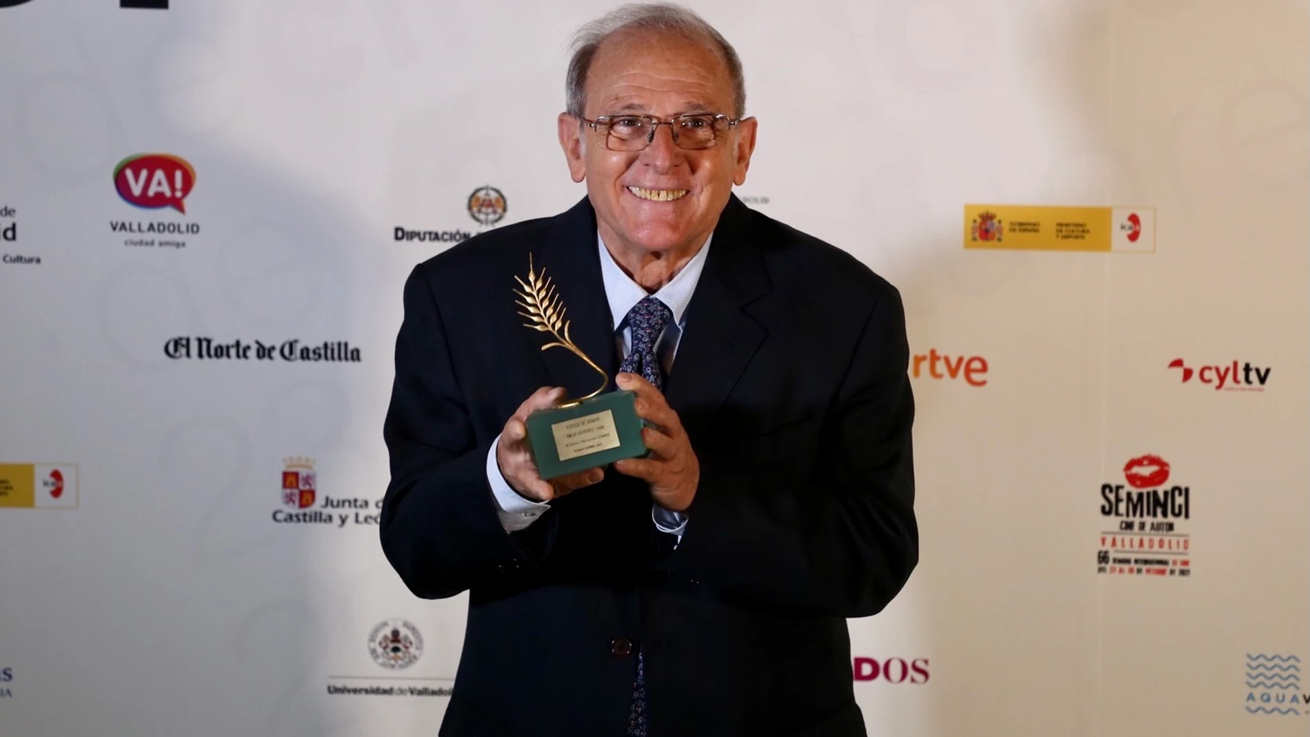 Entrega de la Espiga de Honor al actor vallisoletano Emilio Gutiérrez Caba