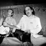 Peter Orlowski y Allen Ginsberg en la década de los setenta