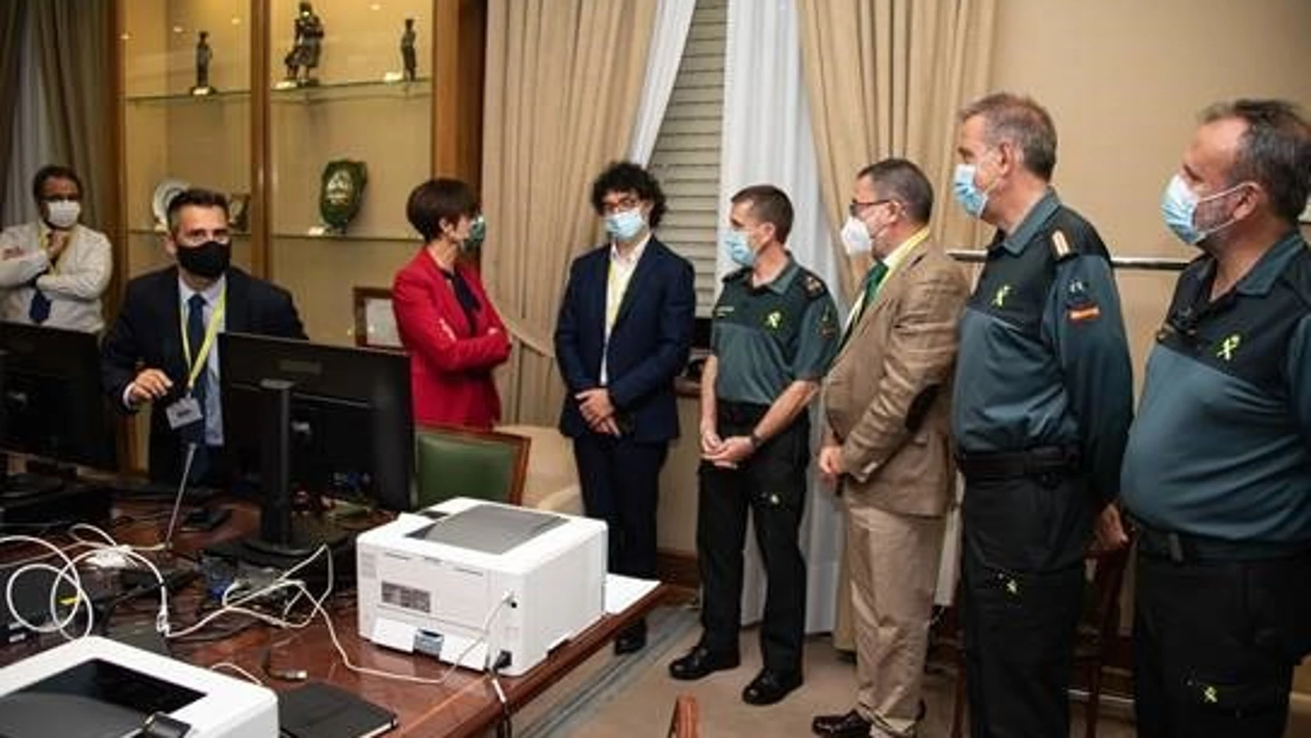 La Directora General del Cuerpo, María Gámez, asiste a la apertura del proceso electoral del Consejo de la Guardia Civil.GUARDIA CIVIL26/10/2021