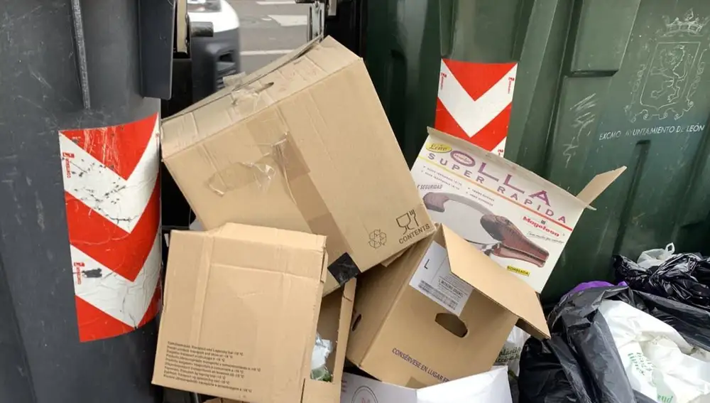 Residuos de los establecimientos hosteleros denunciados en León