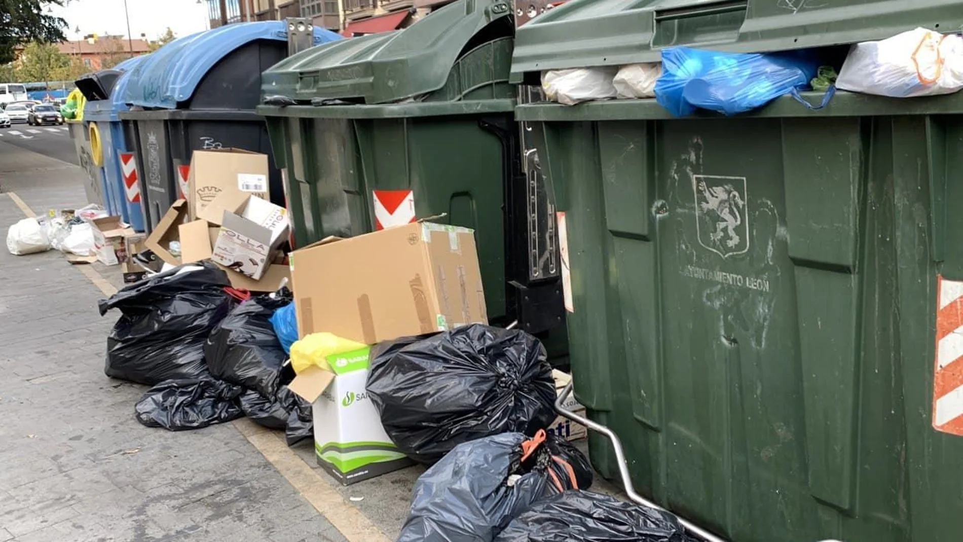 Residuos de los establecimientos hosteleros denunciados en León