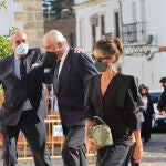 during the funeral of Mercedes Domecq Ybarra in Jerez October 27 2021..