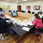 Reunión de la Junta de Portavoces de las Cortes