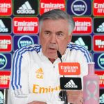 Carlo Ancelotti, en una conferencia de prensa previa al Elche-Real Madrid