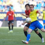 Álex Fernández con el Cádiz.