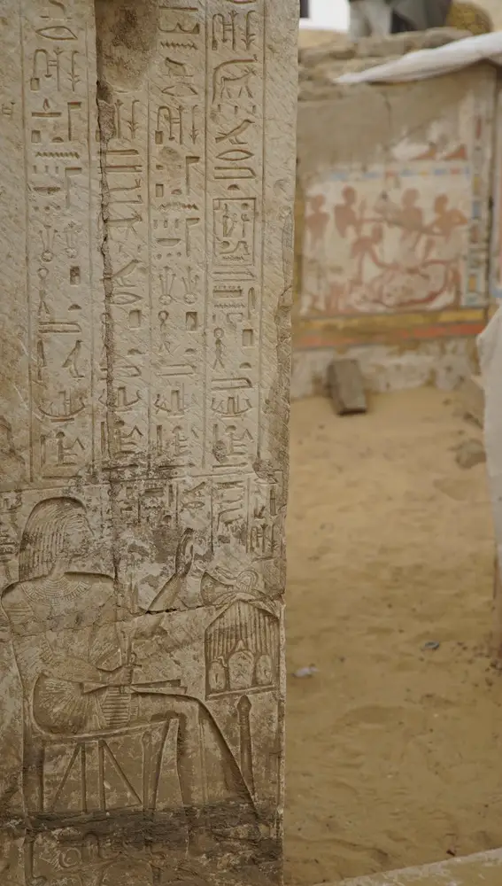 Hallan la tumba del tesorero y escriba real de Ramsés II