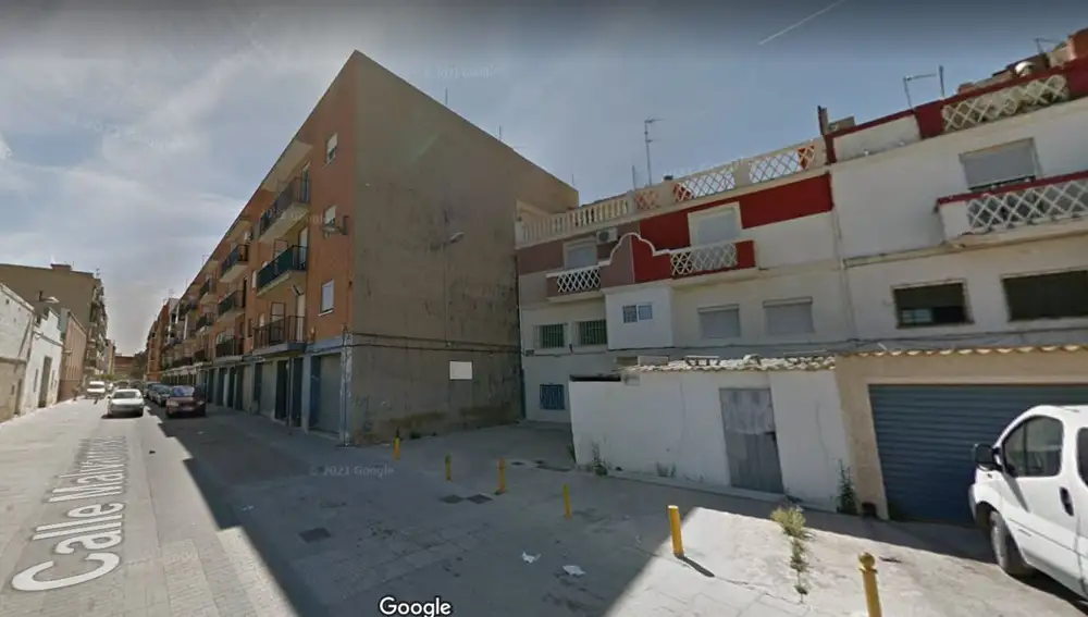 Imagen de la calle Malvarrosa, en el barrio de Xenillet de Torrent (Valencia)