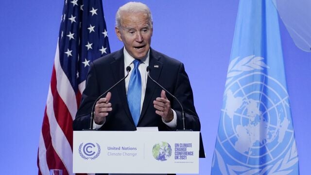 Joe Biden, en la cumbre de Glasgow